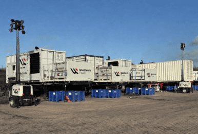 10MVA temporary power supply for complex site testing & commissioning